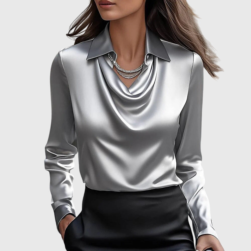 Elegant Luxury Women's Blouse with Long Sleeves