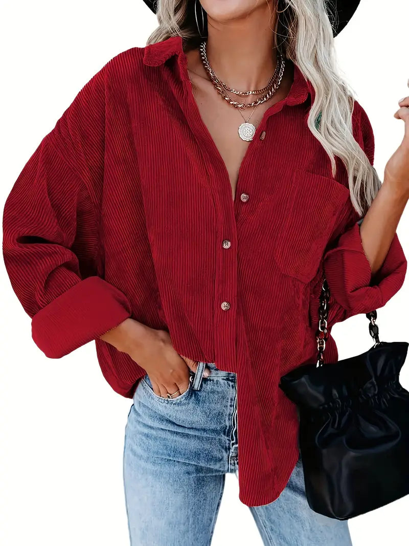 Agusta | Casual Corduroy Shirt Jacket