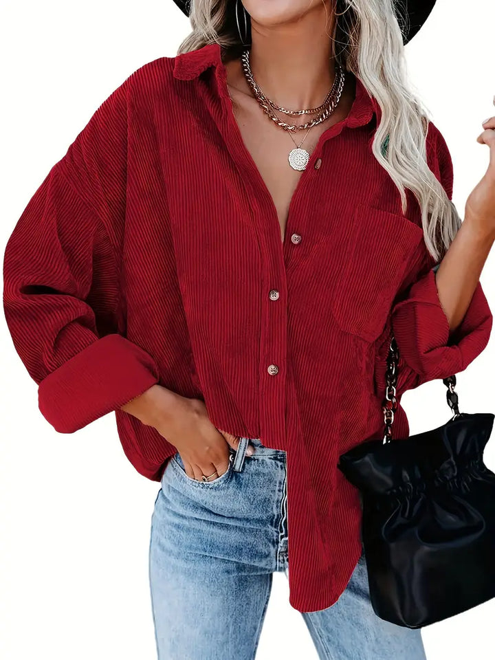 Agusta | Casual Corduroy Shirt Jacket