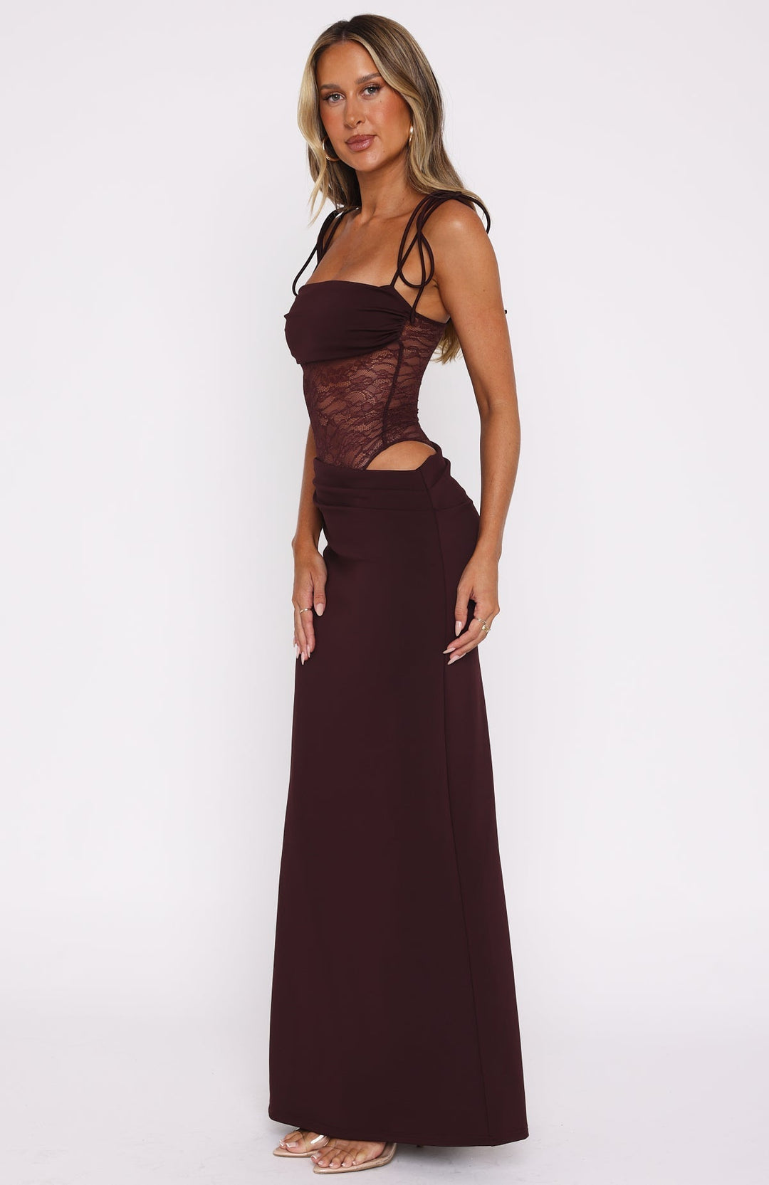 Darla | Elegant Women's Maxi Dress with Lace