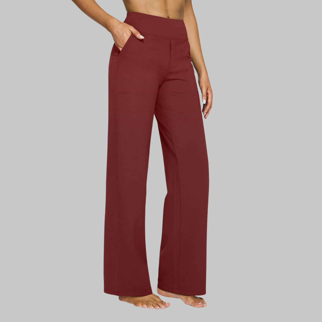 Stylish Women's Pants with Wide Legs and High Waist