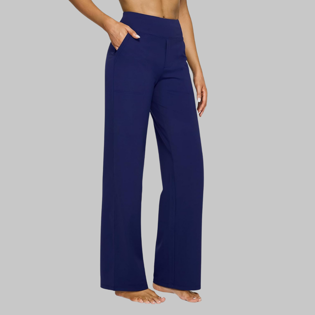 Stylish Women's Pants with Wide Legs and High Waist