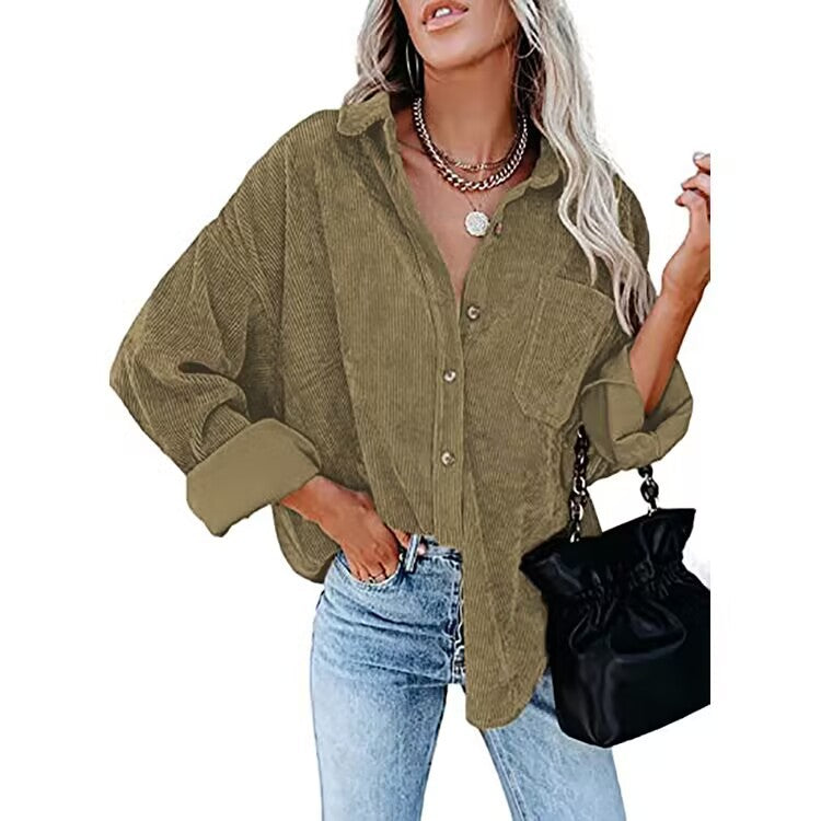 Agusta | Casual Corduroy Shirt Jacket