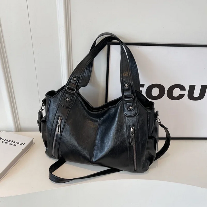 Stylish Luxury Women's Shoulder Bag with Zipper