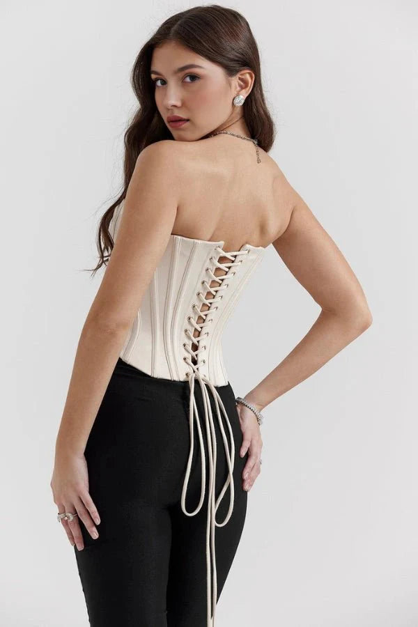 Strapless Elegant Fitted Corset Top for Women