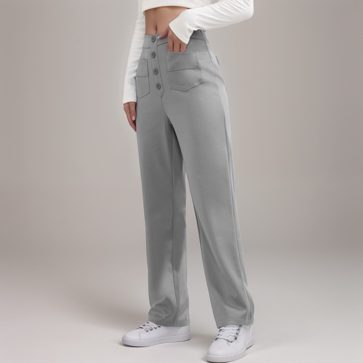 Elsa | Trendy Elastic High Waist Sculpt Pants