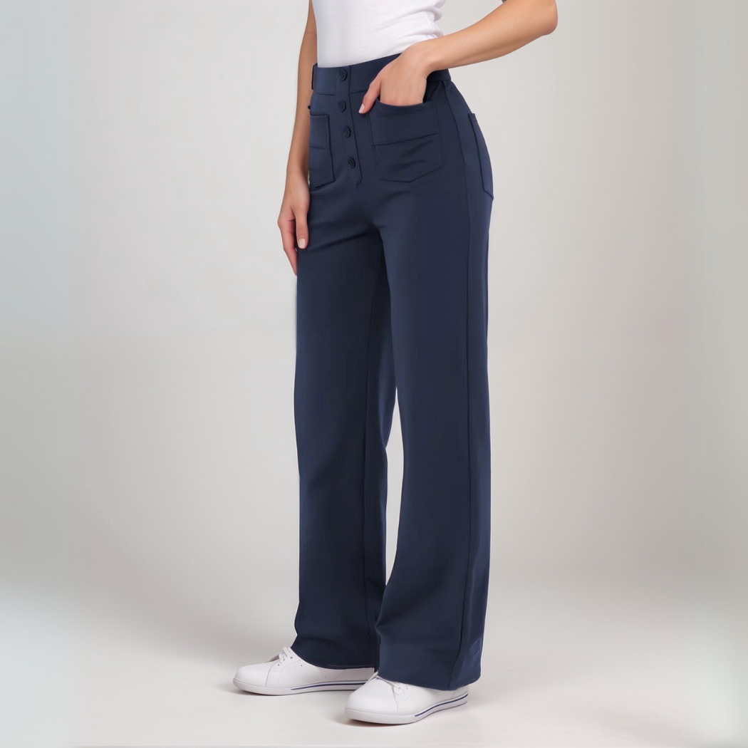 Elsa | Trendy Elastic High Waist Sculpt Pants
