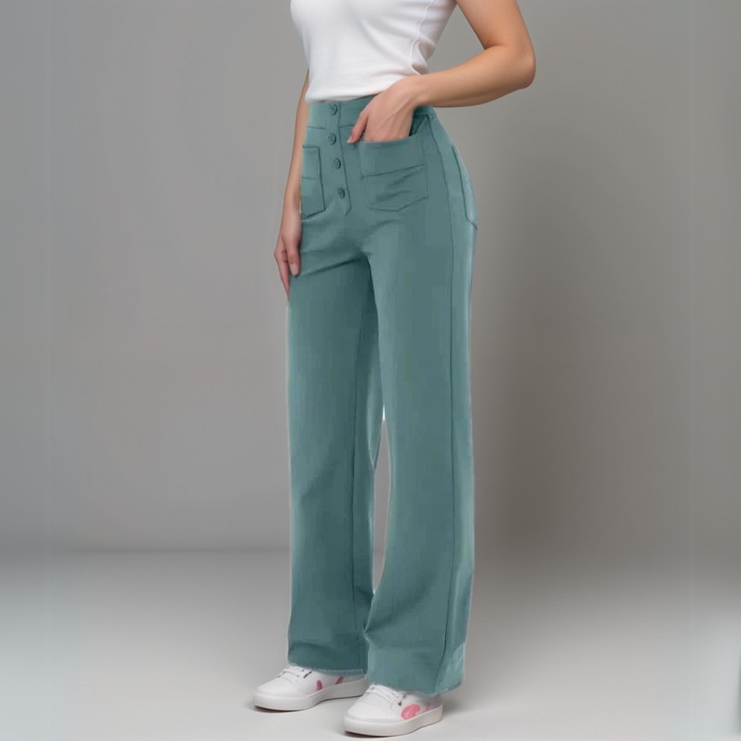 Elsa | Trendy Elastic High Waist Sculpt Pants
