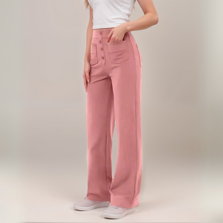 Elsa | Trendy Elastic High Waist Sculpt Pants