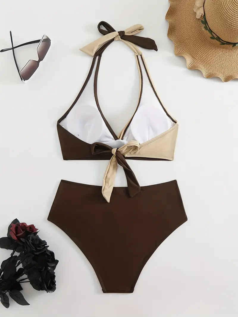 Roselyn | Two-Tone Bikini Set