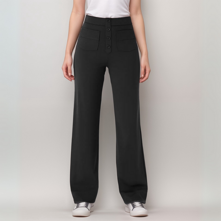 Elsa | Trendy Elastic High Waist Sculpt Pants
