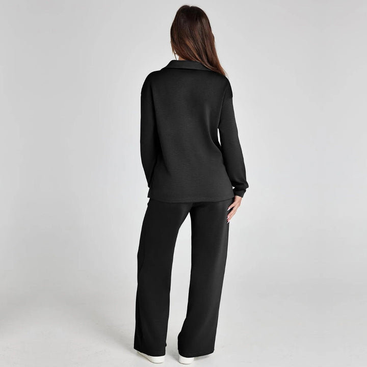 Eline | Luxury Loungewear Set with Comfy Pants and V-Neck