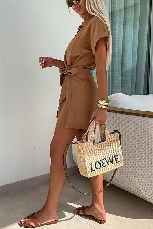Peggie | Wrap mini dress