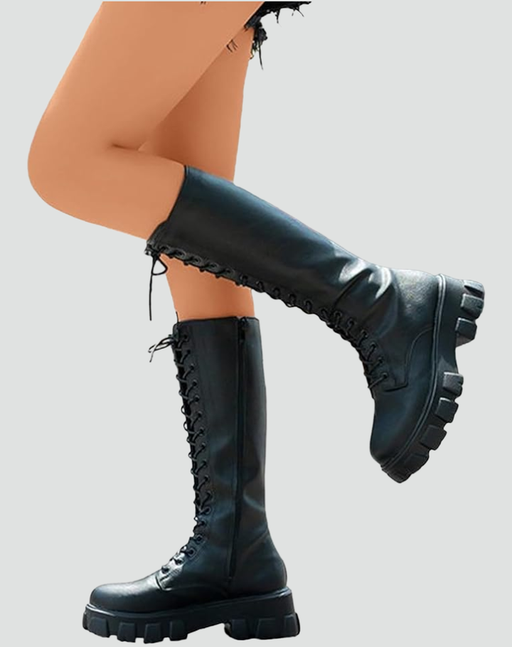 Chunky Boots for Women with Lightweight Design and Sturdy Sole