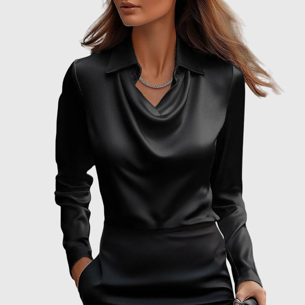 Elegant Luxury Women's Blouse with Long Sleeves