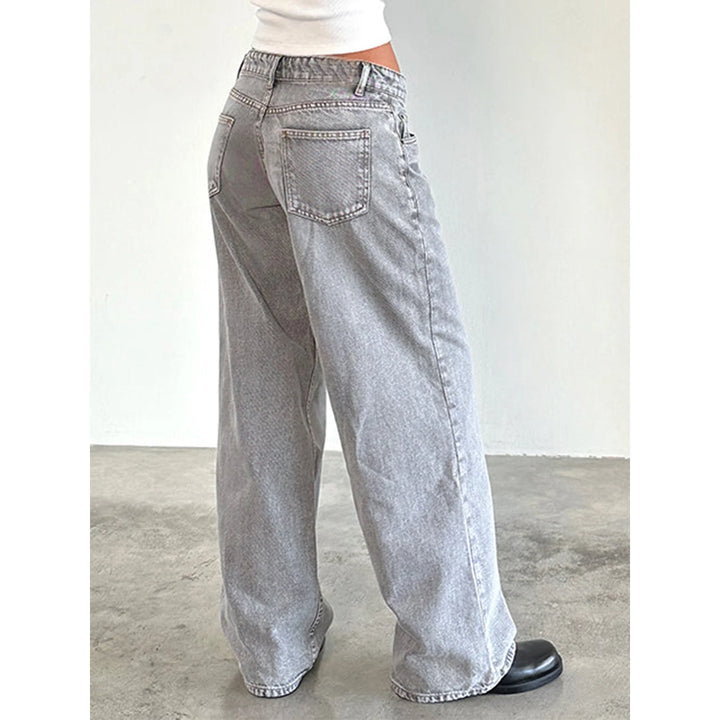 Yael | Low Rise Straight-Leg Jeans