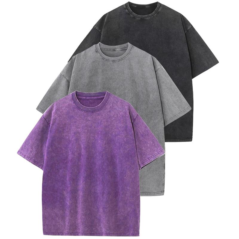 Trendy Women's 3-Pack Oversized T-Shirt Set with Loose Fit