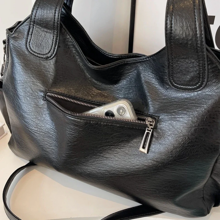 Stylish Luxury Women's Shoulder Bag with Zipper