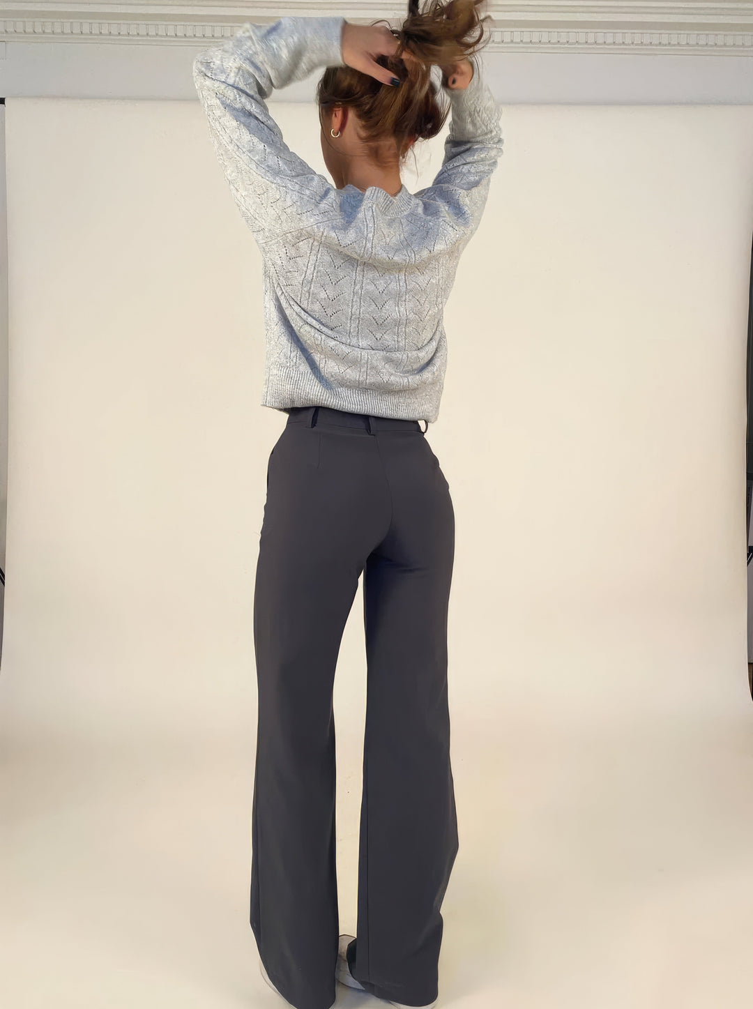 Arna | Elegant High-Waist Trousers with Straight Leg