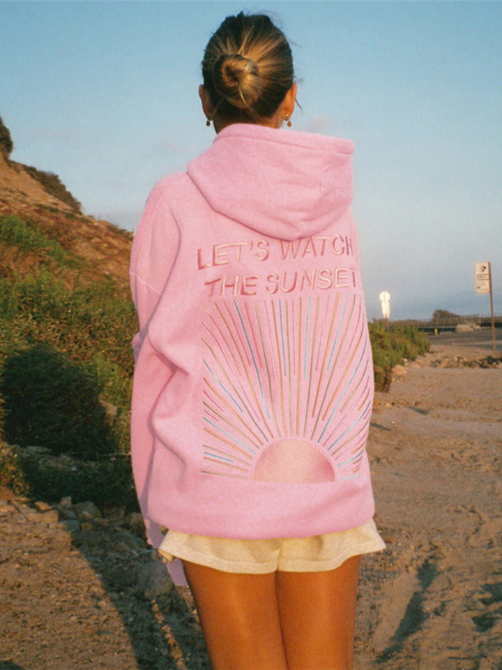 Merel | Comfy Oversized Sunset Hoodie