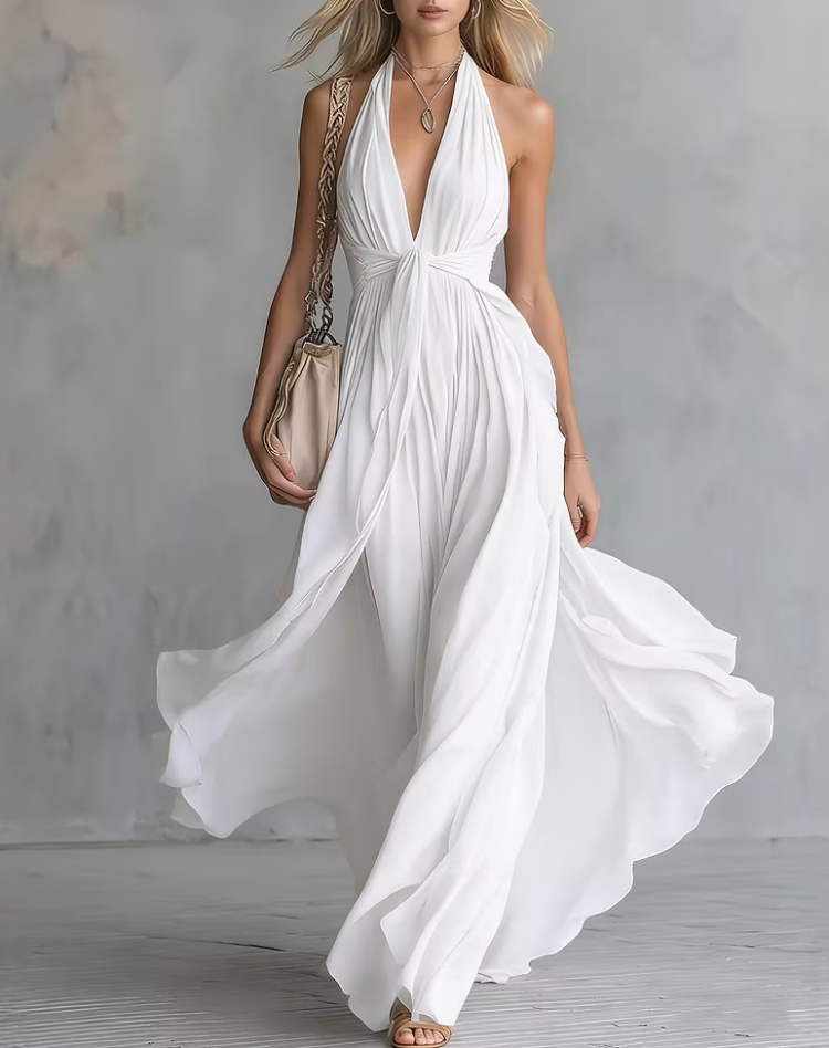 Maxi Dress for Women with Chiffon and Flowing Fit