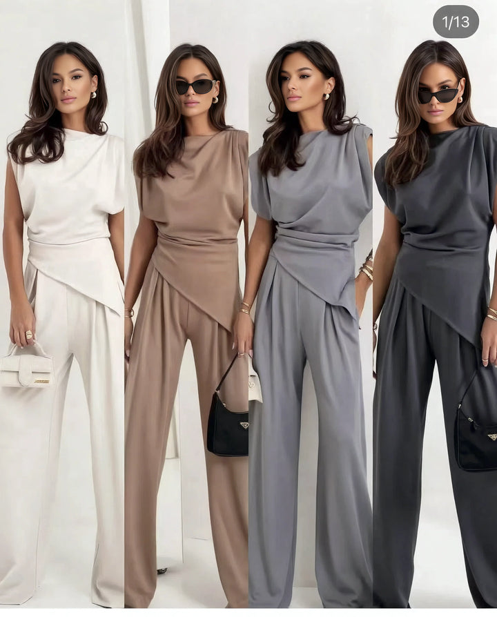 Jade | Chic Sleeveless Two-Piece Set