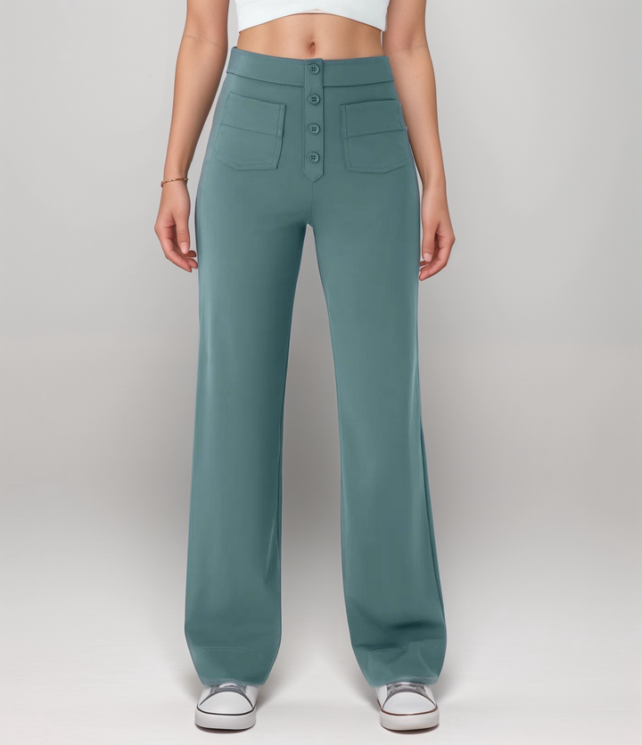 Elsa | Trendy Elastic High Waist Sculpt Pants