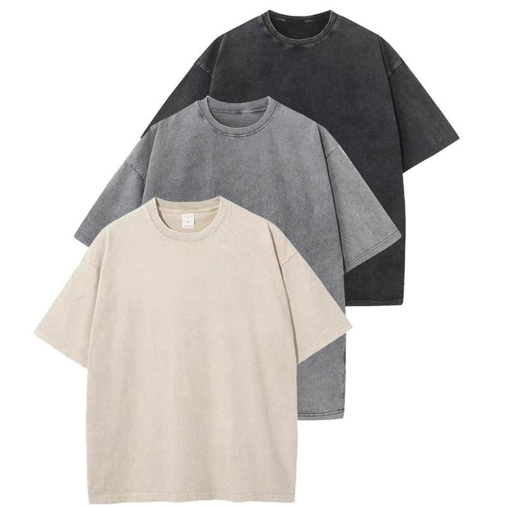 Trendy Women's 3-Pack Oversized T-Shirt Set with Loose Fit