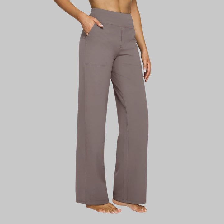 Stylish Women's Pants with High Waist and Pockets
