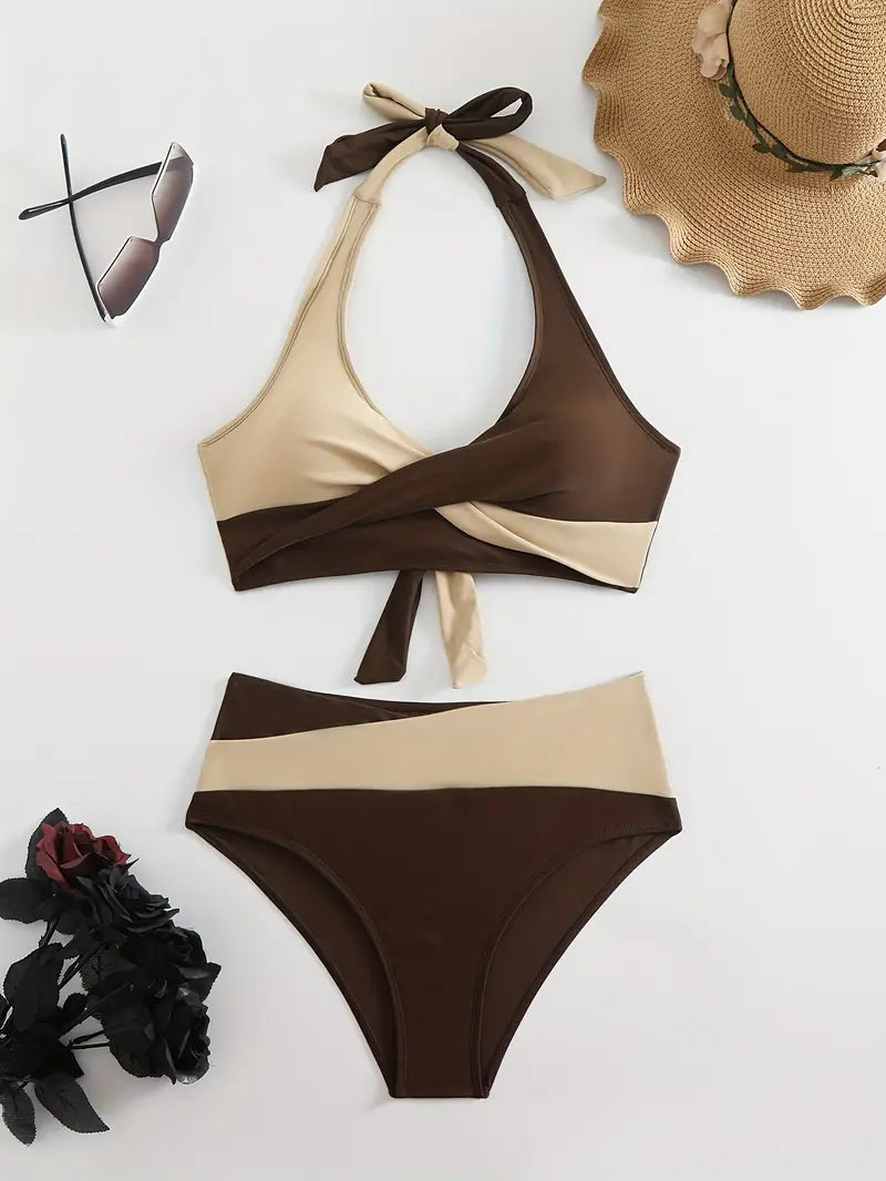 Roselyn | Two-Tone Bikini Set