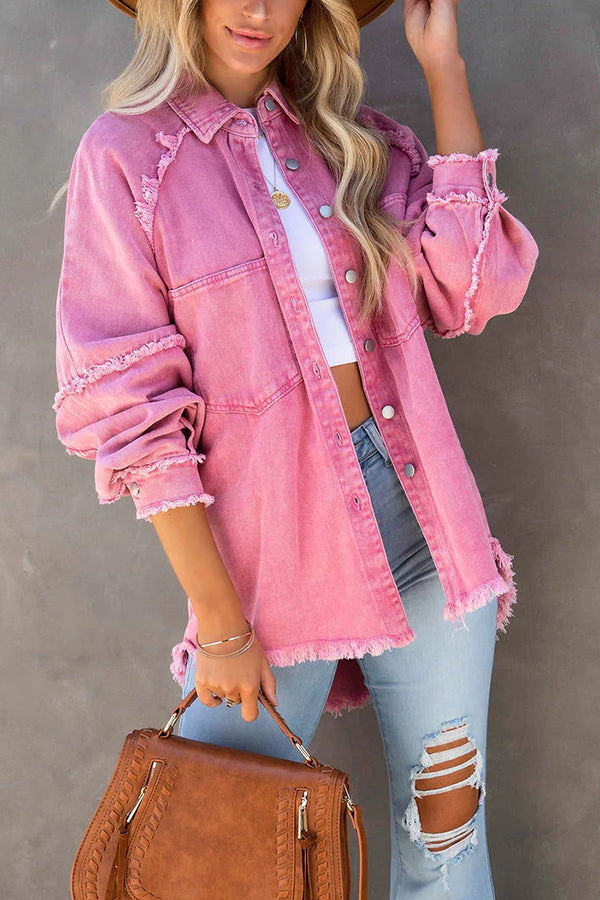 Trendy Playful Women's Denim Jacket