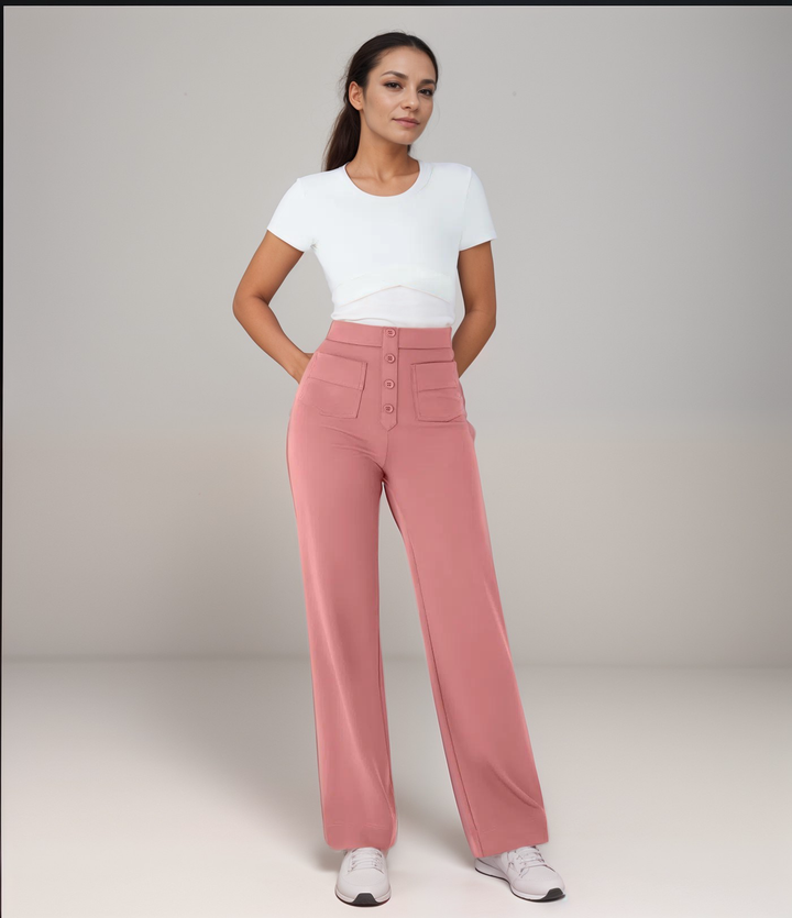 Elsa | Trendy Elastic High Waist Sculpt Pants
