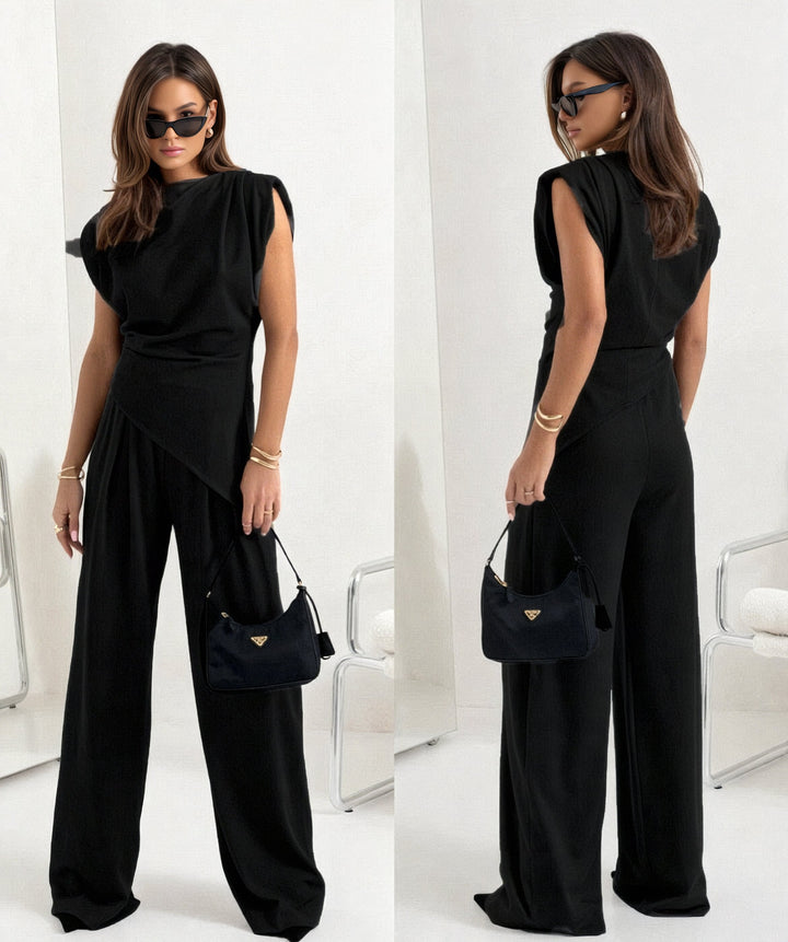 Jade | Chic Sleeveless Two-Piece Set