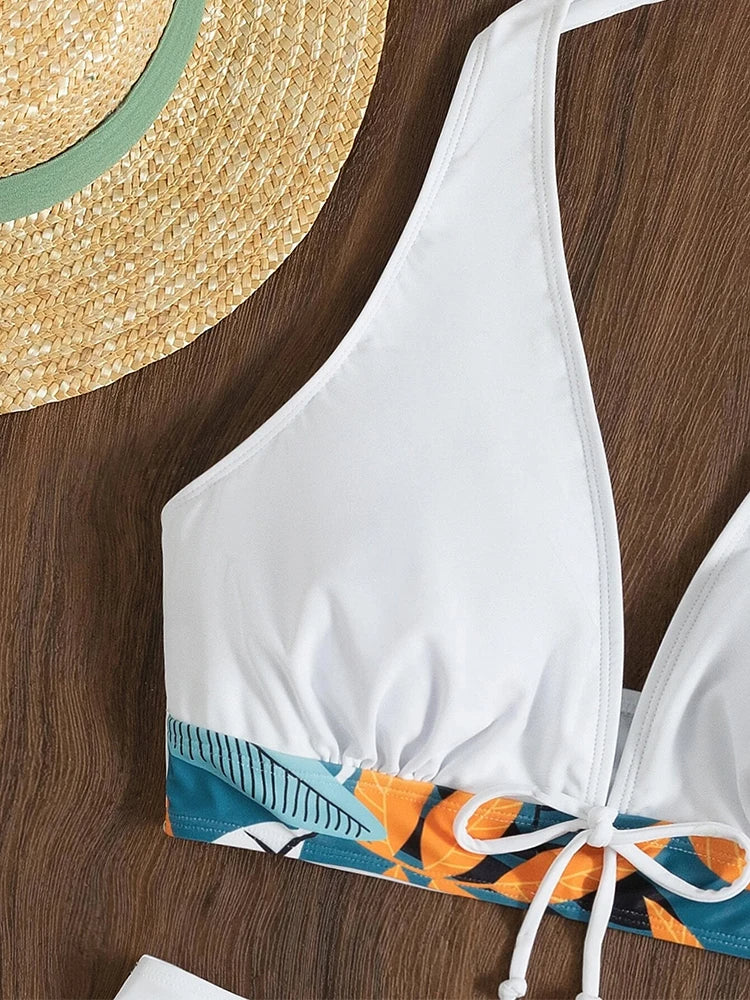 Amara | Sporty Halter Bikini with Shorts