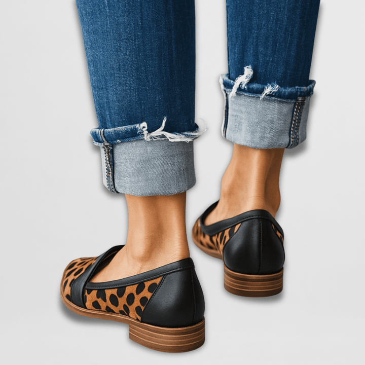 Women's Suede Loafers with Pointed Toe and Comfortable Fit