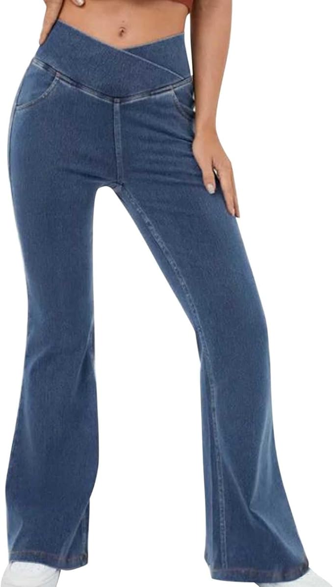 Veronica | Elastic Flattering Flared Pants