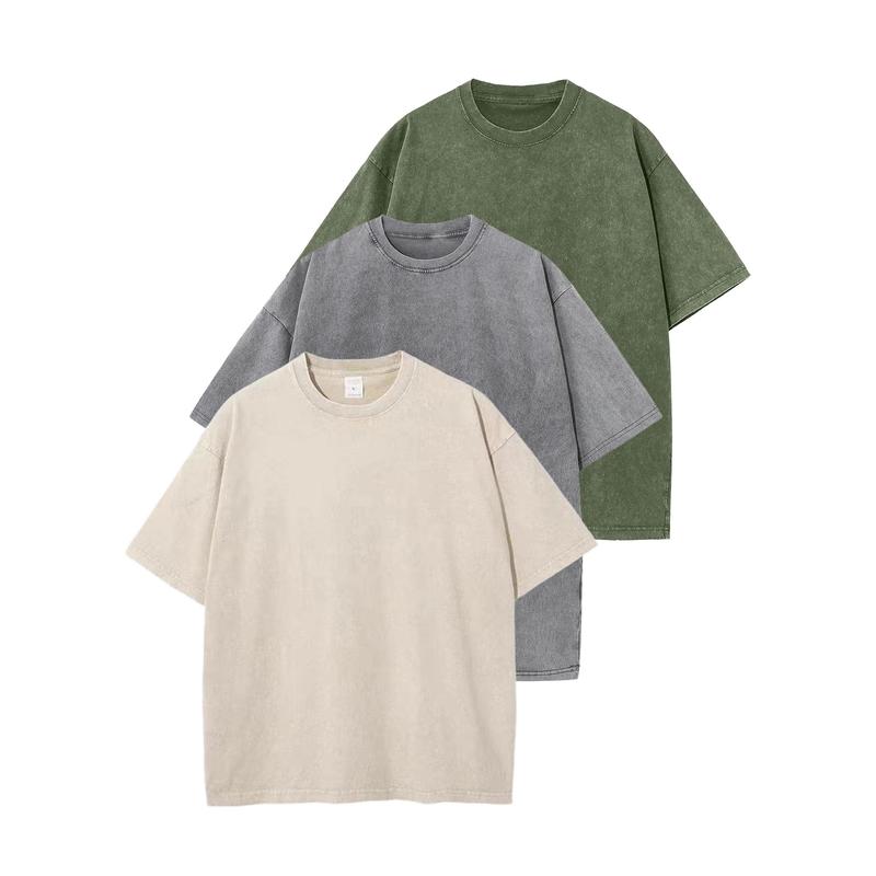 Trendy Women's 3-Pack Oversized T-Shirt Set with Loose Fit