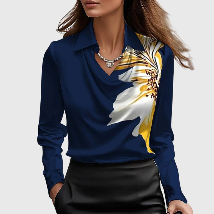 Elegant Luxury Women's Blouse with Long Sleeves