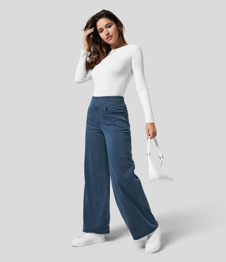 Evie | Comfy Elastic Pants with High Waist