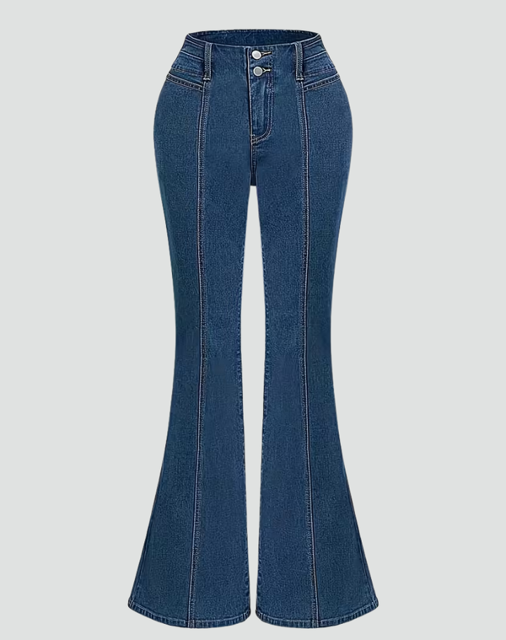 Beverley | Playful Flared Jeans with Bow Details