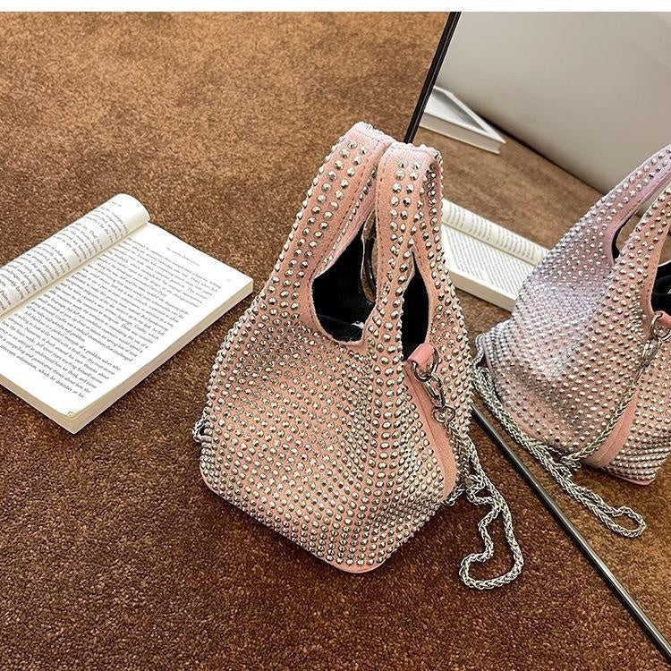 Lorelie | Glam Mini Bag with Rhinestones and Chain Strap