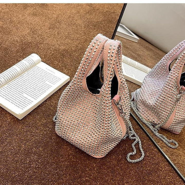 Lorelie | Glam Mini Bag with Rhinestones and Chain Strap