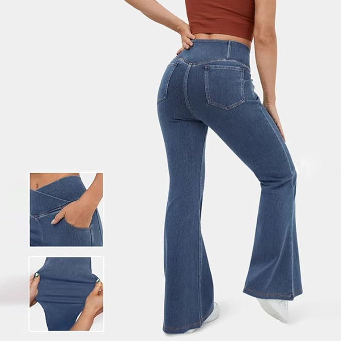 Veronica | Elastic Flattering Flared Pants