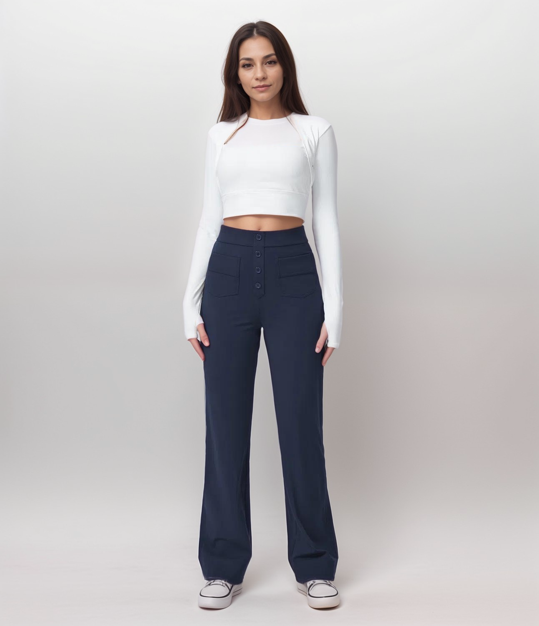 Elsa | Trendy Elastic High Waist Sculpt Pants