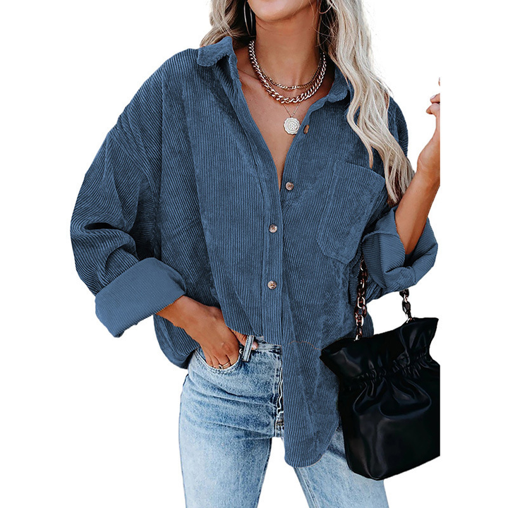 Comfortable oversized blouse for women