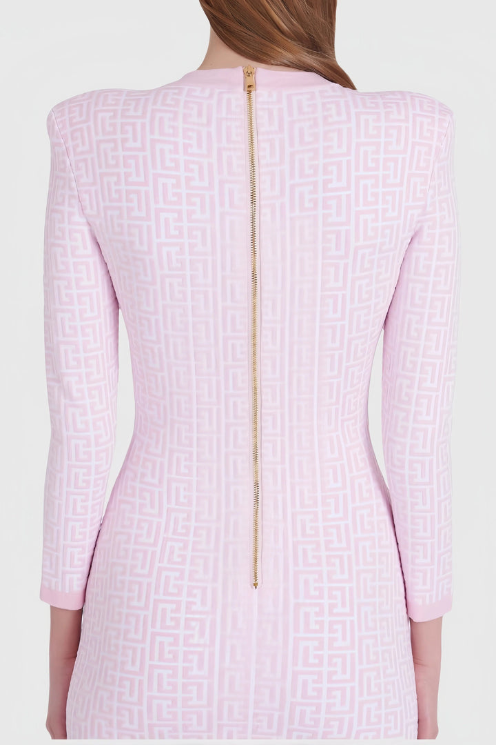 Heeva | Knitted Bodycon Mini Dress with Texture