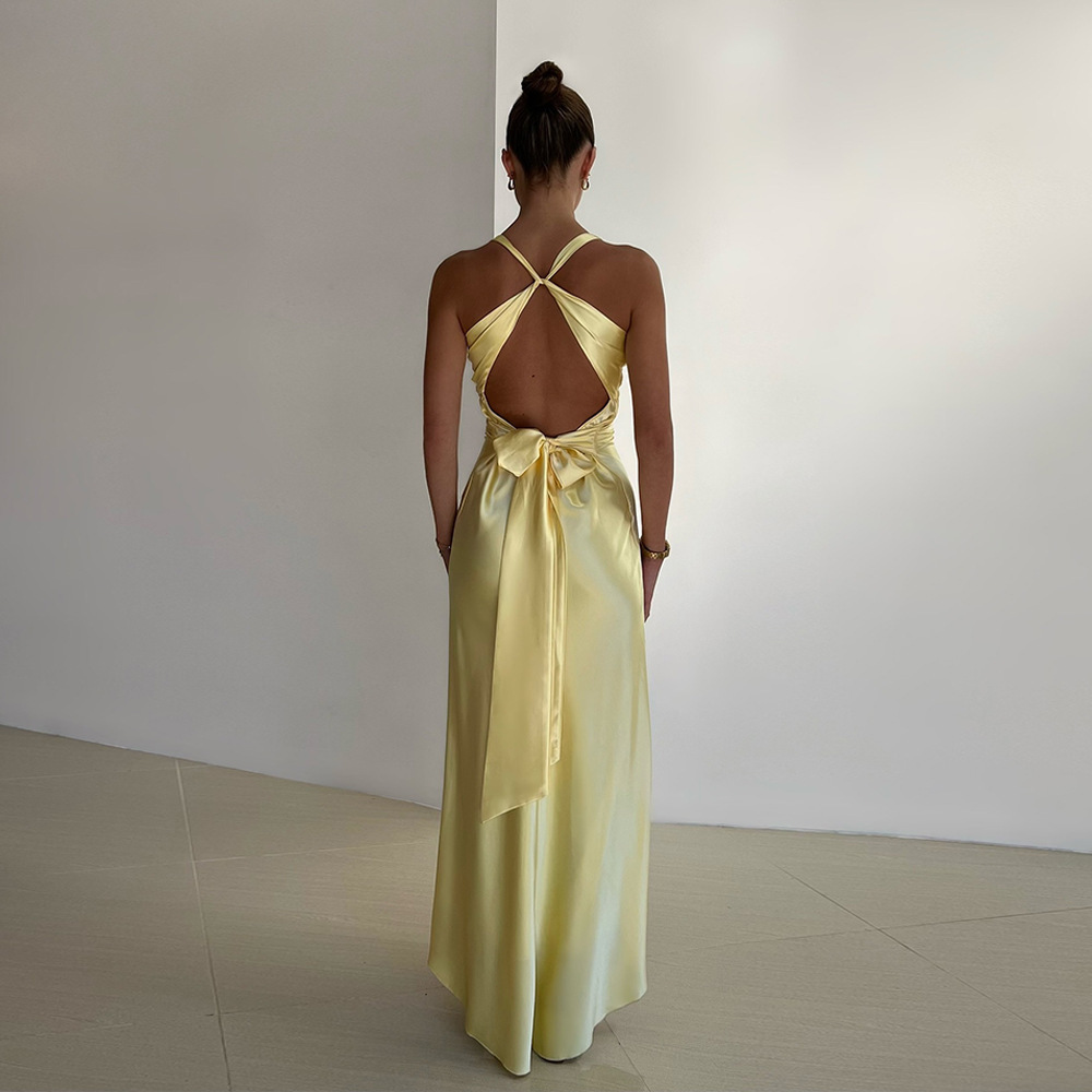 Jalena | Satin Evening Dress with Elegant Cut and Luxury Shine Gala Dresses