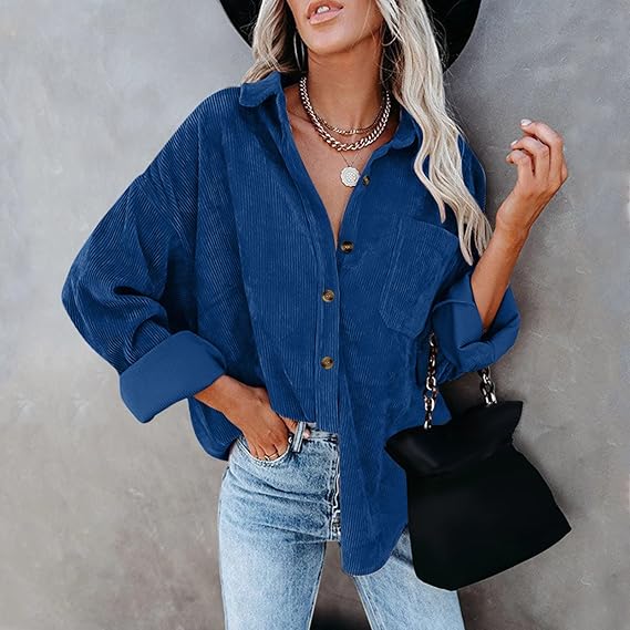 Comfortable oversized blouse for women