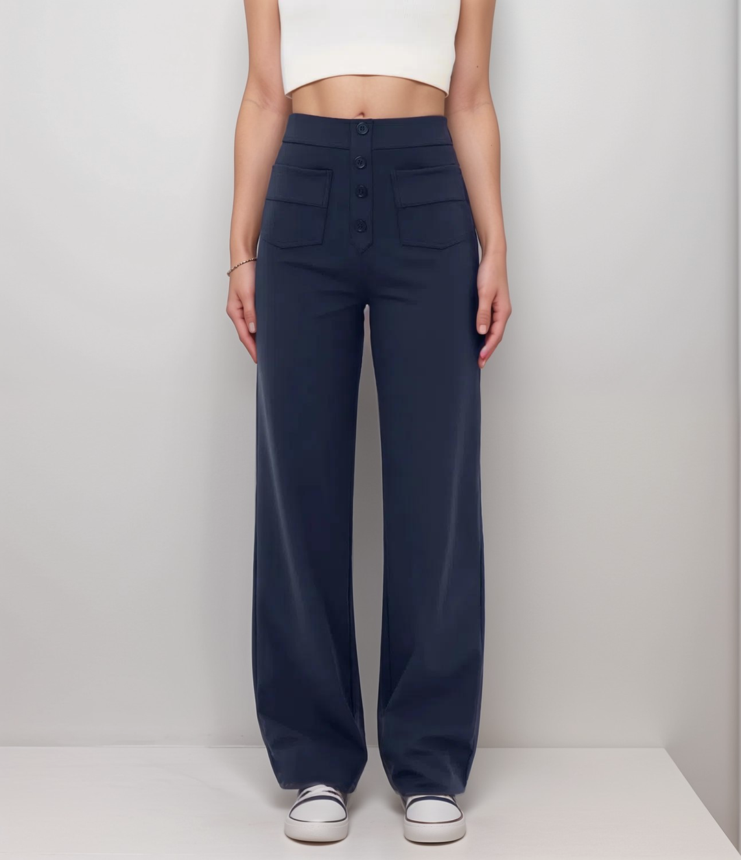 Elsa | Trendy Elastic High Waist Sculpt Pants