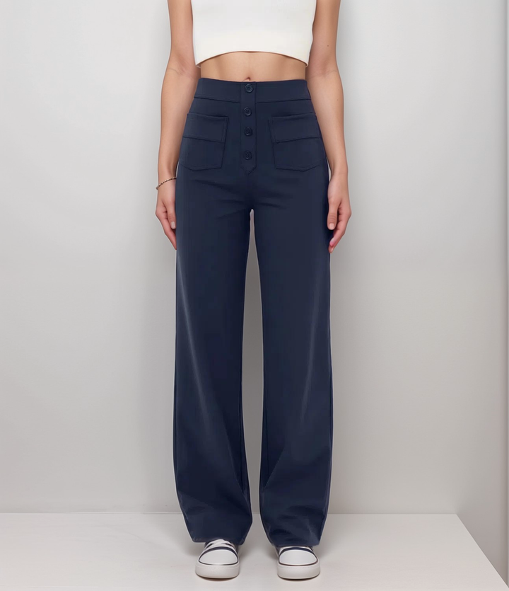 Elsa | Trendy Elastic High Waist Sculpt Pants